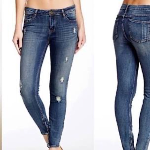 Pistola Tory Distressed Ankle Zip Skinny Jean - Picture 2 of 7